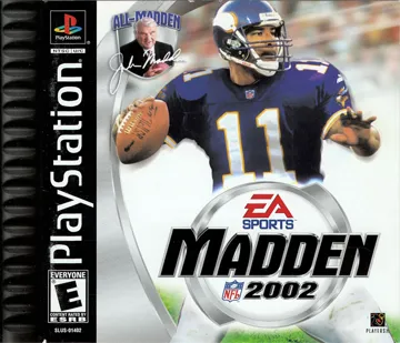 Madden NFL 2002 (US) box cover front